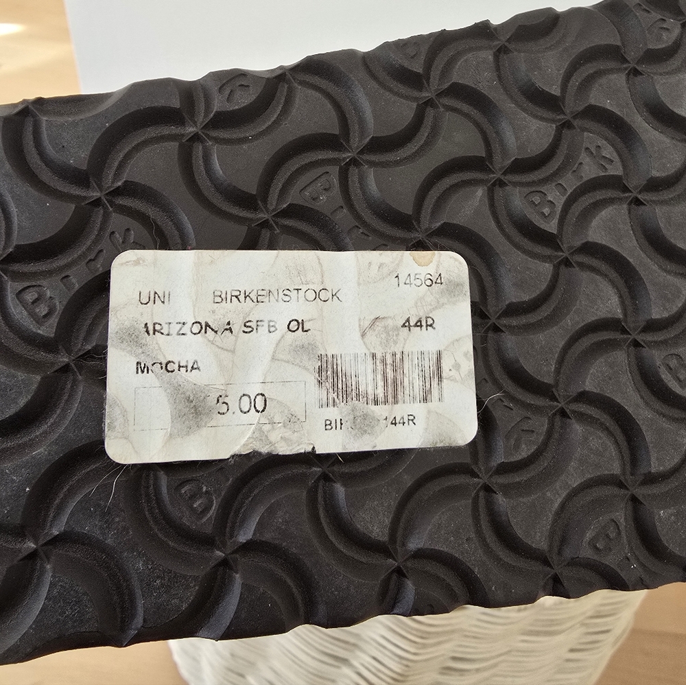 Birkenstock Arizona Soft Footbed Suede Unisex Sandal Mocha 44R EUC - Picture 8 of 8